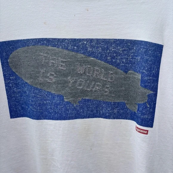 Supreme Scarface Blimp white tee size large - Picture 3 of 10